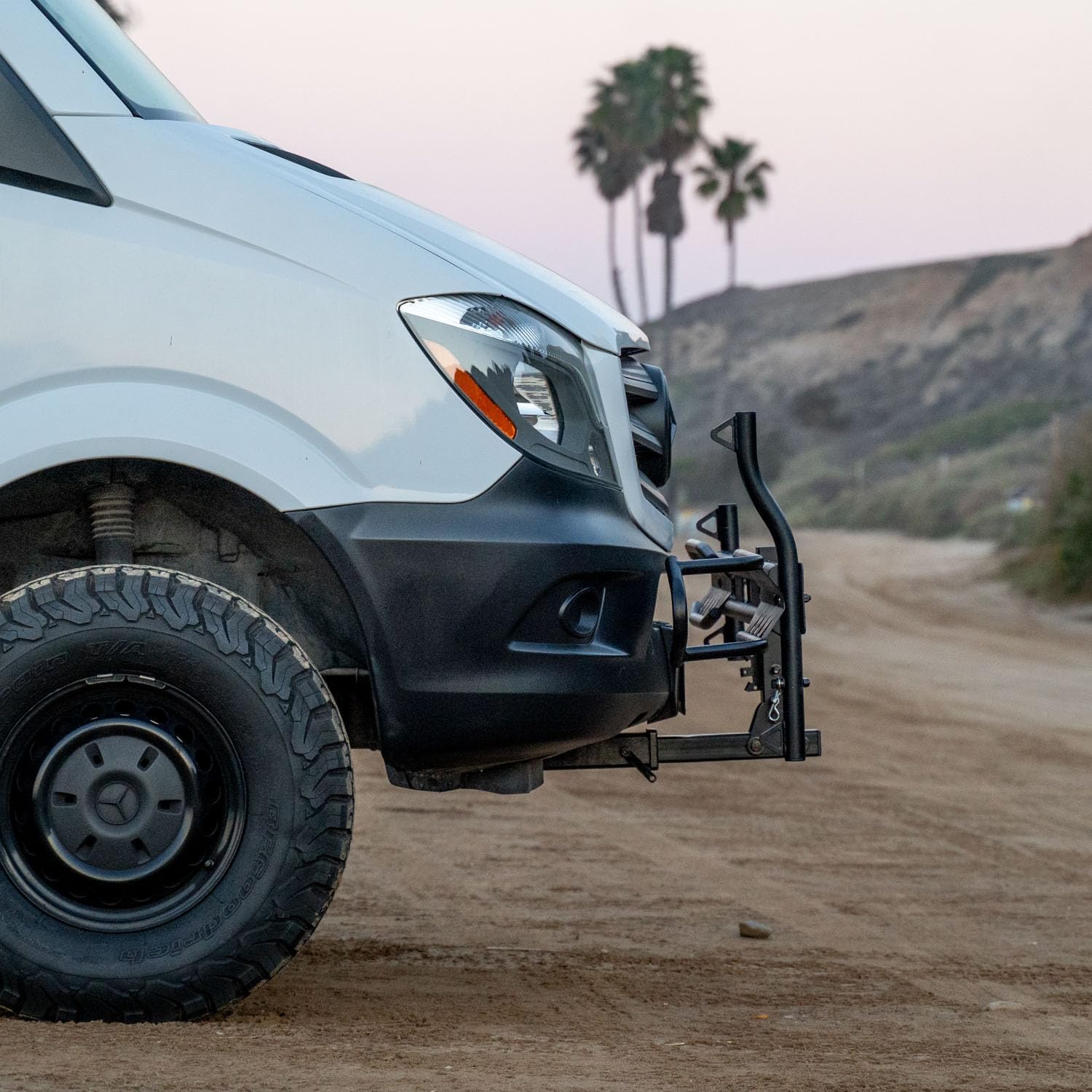 MotoTote Mini – Premium Ebike Rack (200 lbs. Capacity) with Zero Wobble Hitch Mount, Fits Fat Electric Bike Tires up to 5"