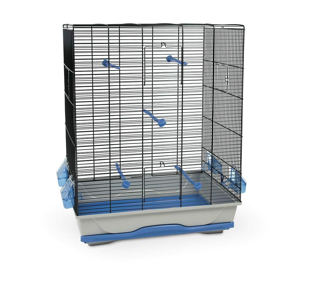 Ambra Bird Cage (Blue, Black, 56.5x36x74cm)