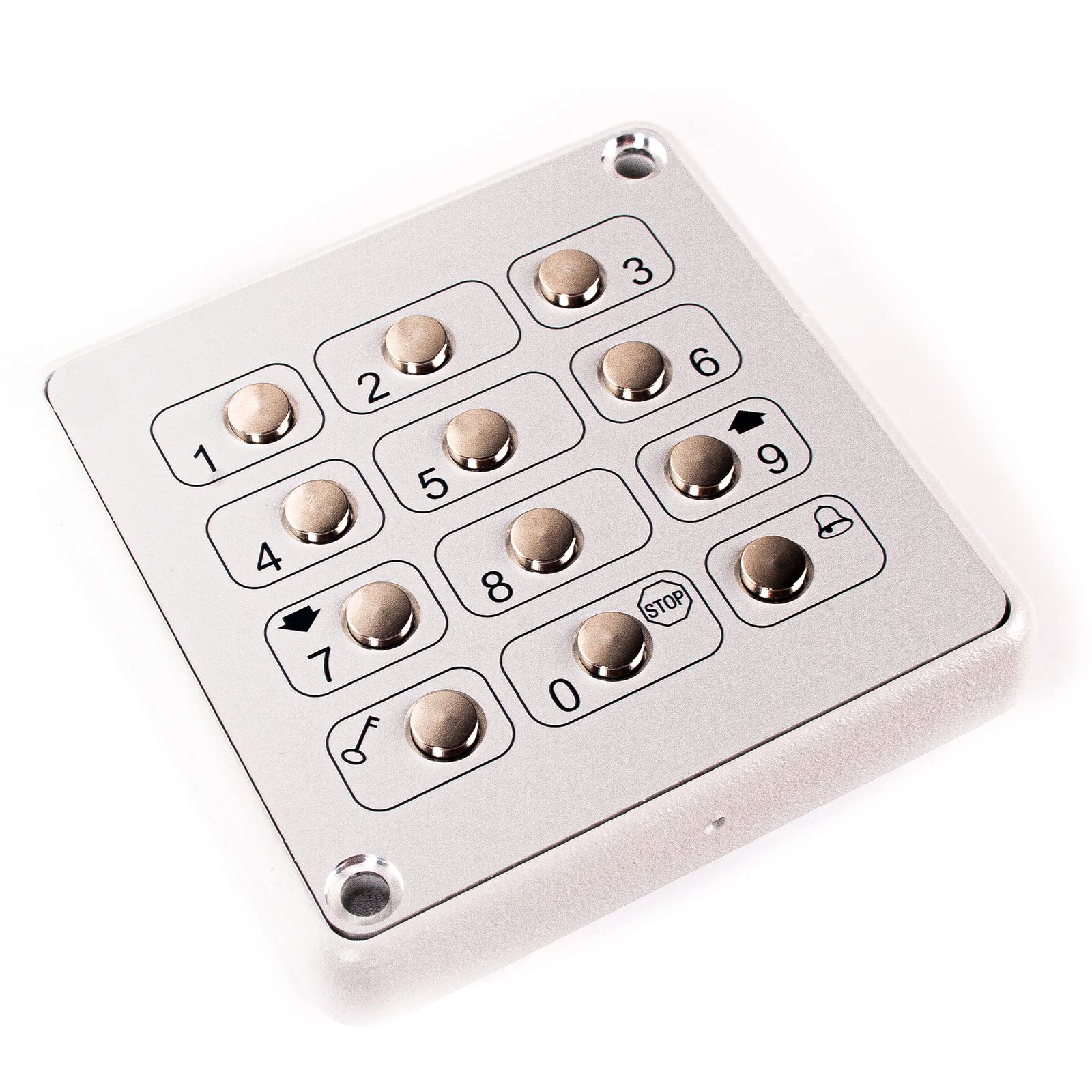 Berner CTM Clavier d'ouverture de code pour portes et portails en métal très résistant