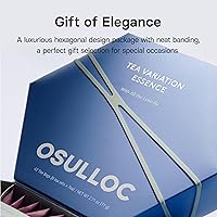 Vista 4 de OSULLOC Esencia de variación de té (42 unidades, 6 tipos x 7 ea), guía de regalos de Navidad, juego de regalo de té premium, tarjeta especial