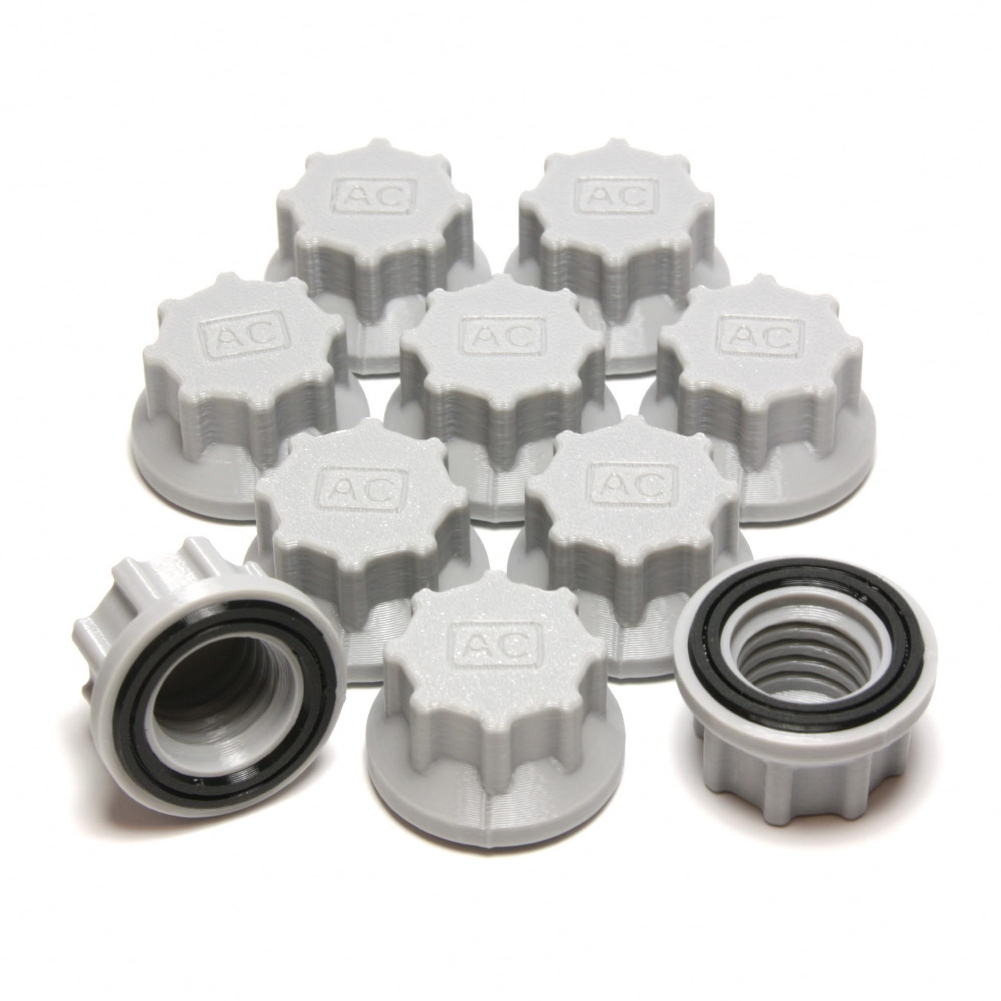 Tappi Universali per Cartucce Silicone 10 Pezzi con Guarnizione – Filettatura S15x2.5 – Riutilizzabili con Chiusura Ermetica - 1