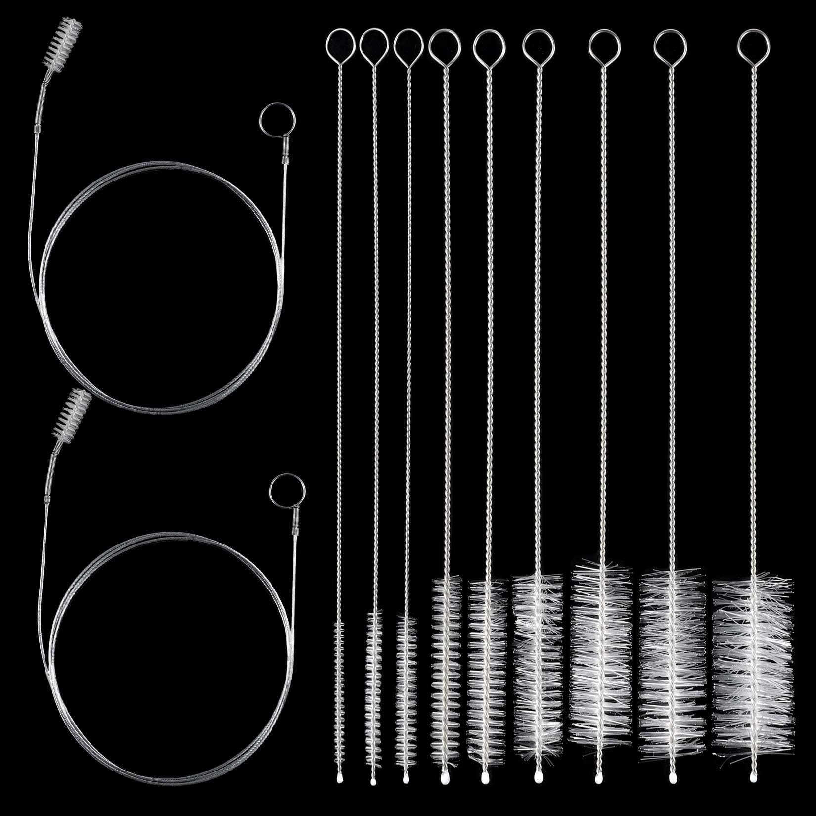 BYTRON Bytron 15pcs Long Pipe Cleaner Set, Extra Long Flexible Tube ...