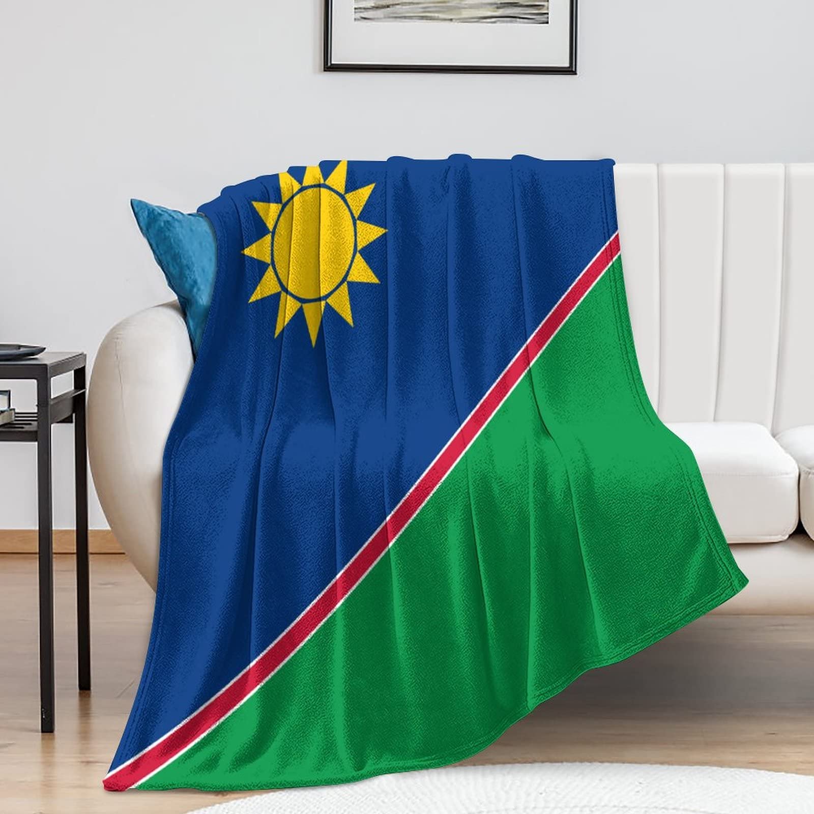 Plaid Namibie grand format pour cocooning sur le canapé et nuits fraîches en voyage
