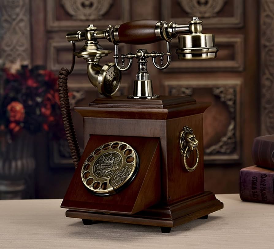 アンティーク電話機 Amazon | 回転式ダイヤル電話 レトロな固定電話 ヨーロッパ