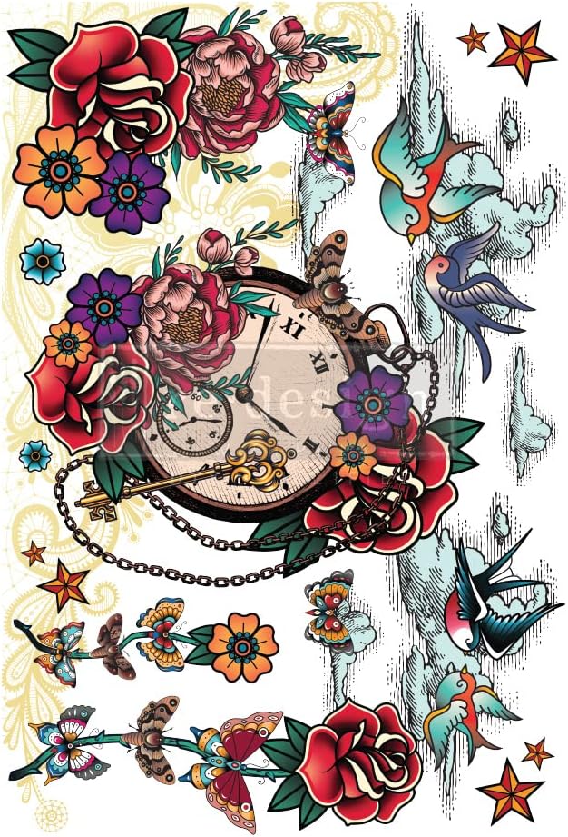 Redesign Décor Transfers® Cece KED Flash 24"x35",Wall Decals DIY Wallpaper Wall Stickers Murals Decor Furniture Decoration