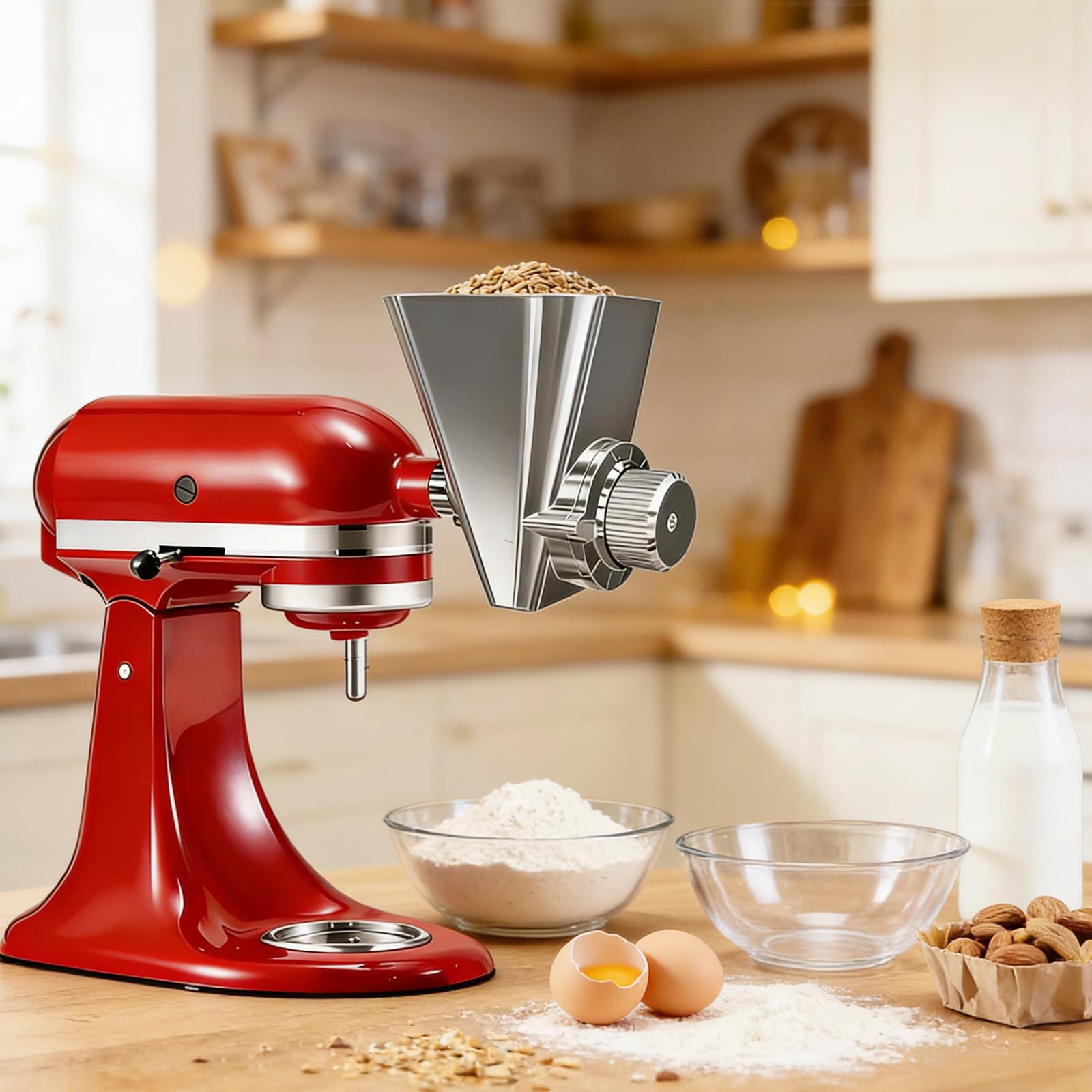 Amazon.com: Ezato 2026 Grain Mill Attachment for KitchenAid Stand