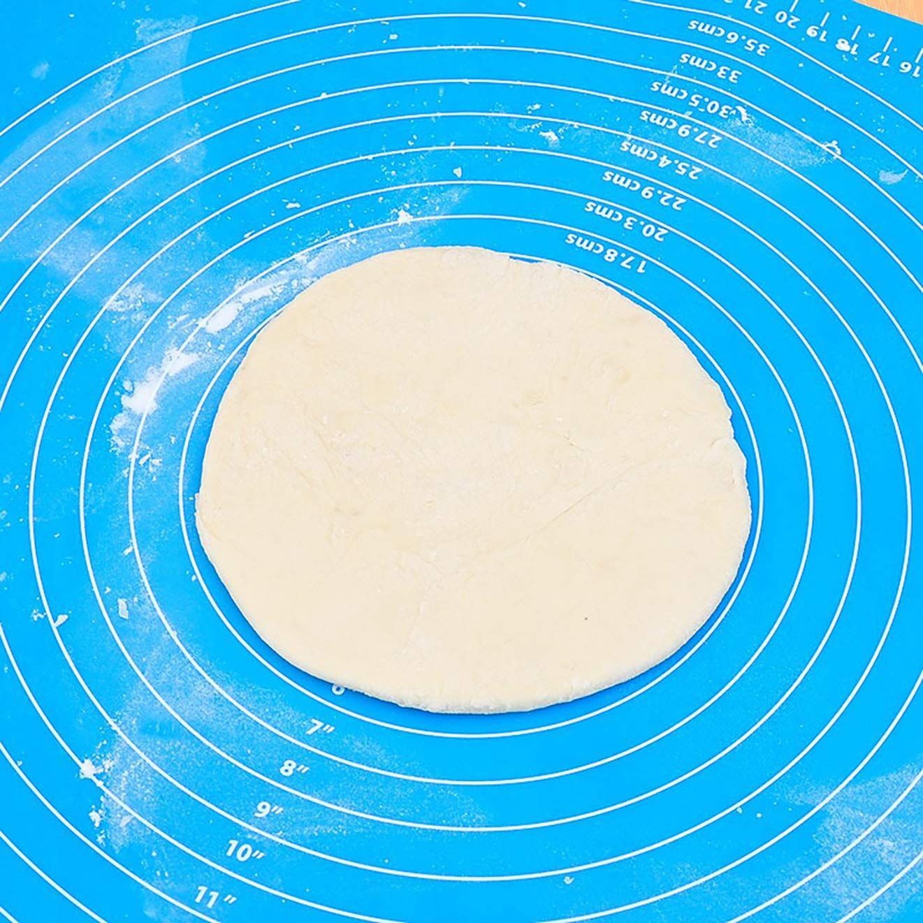 Rubik Large Silicone Mat With Measurements,For Baking,Sugar Craft,Fondant,Pastry,Icing Cake,Clay