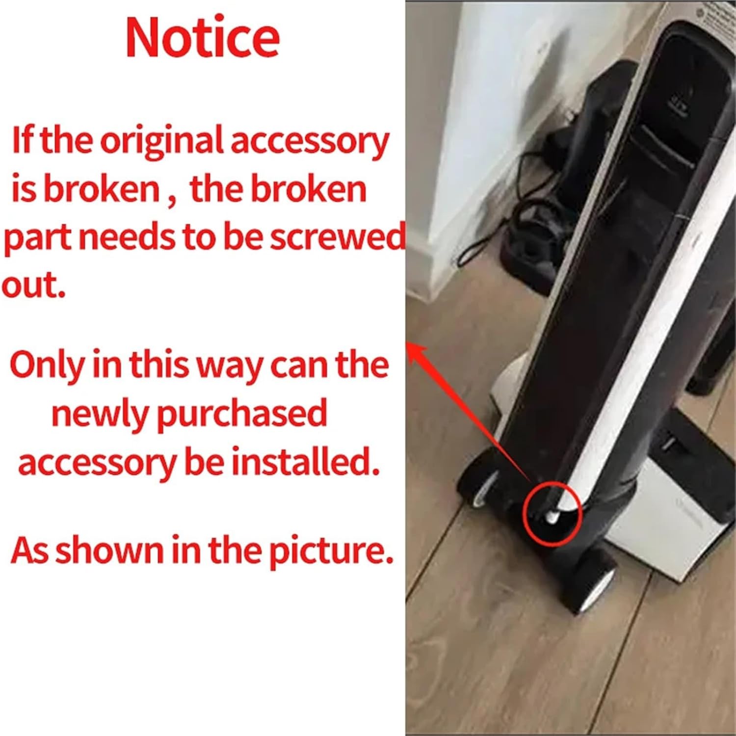 Accessories Compatible for Tineco FLO Floor O11NE S5 /S5 PRO 2 / S6 White Charging Port Baffle Decorative Cover Vacuum Cleaner Partsor