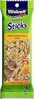 Vista 11 de Vitakraft Crunch Sticks - Golosinas de conejo - Zanahoria y miel - Palitos masticables de conejo (Wild Berry & Miel)