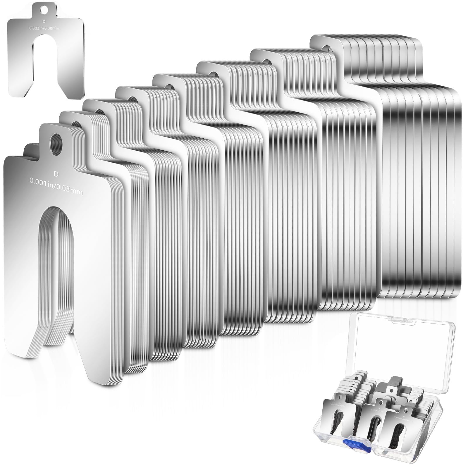 Stainless Steel Shims Kit - 40 Pcs -9