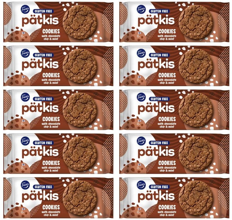 Fazer Patkis GlutenFree Cookies 10 Packungen von 140 g 49 Unzen
