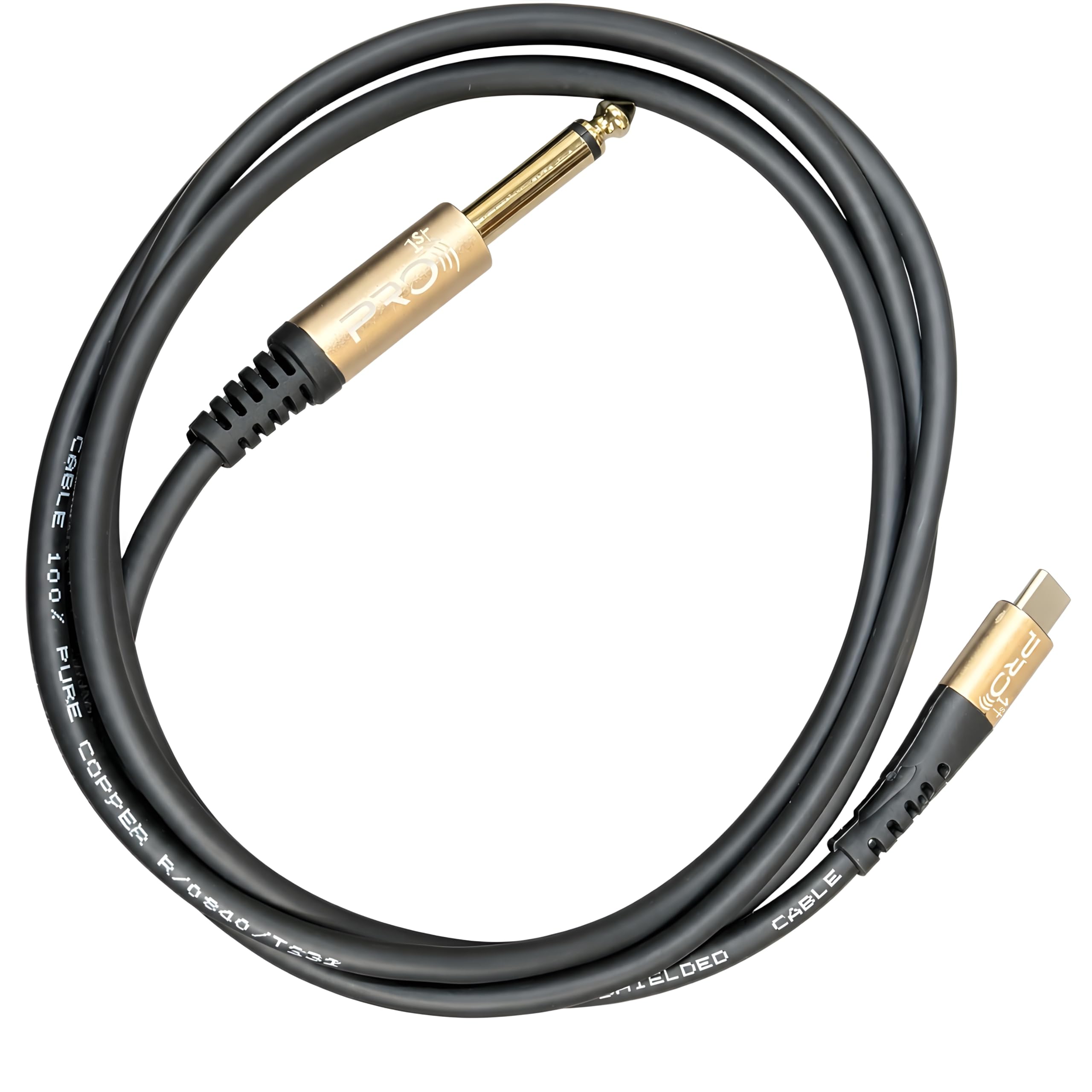 USB-C to 6.35mm Mono Jack Audio Cable, 2 Metre, 100% Pure Copper Shielded, Digital to Pro Audio, Flexible & Durable-image-17