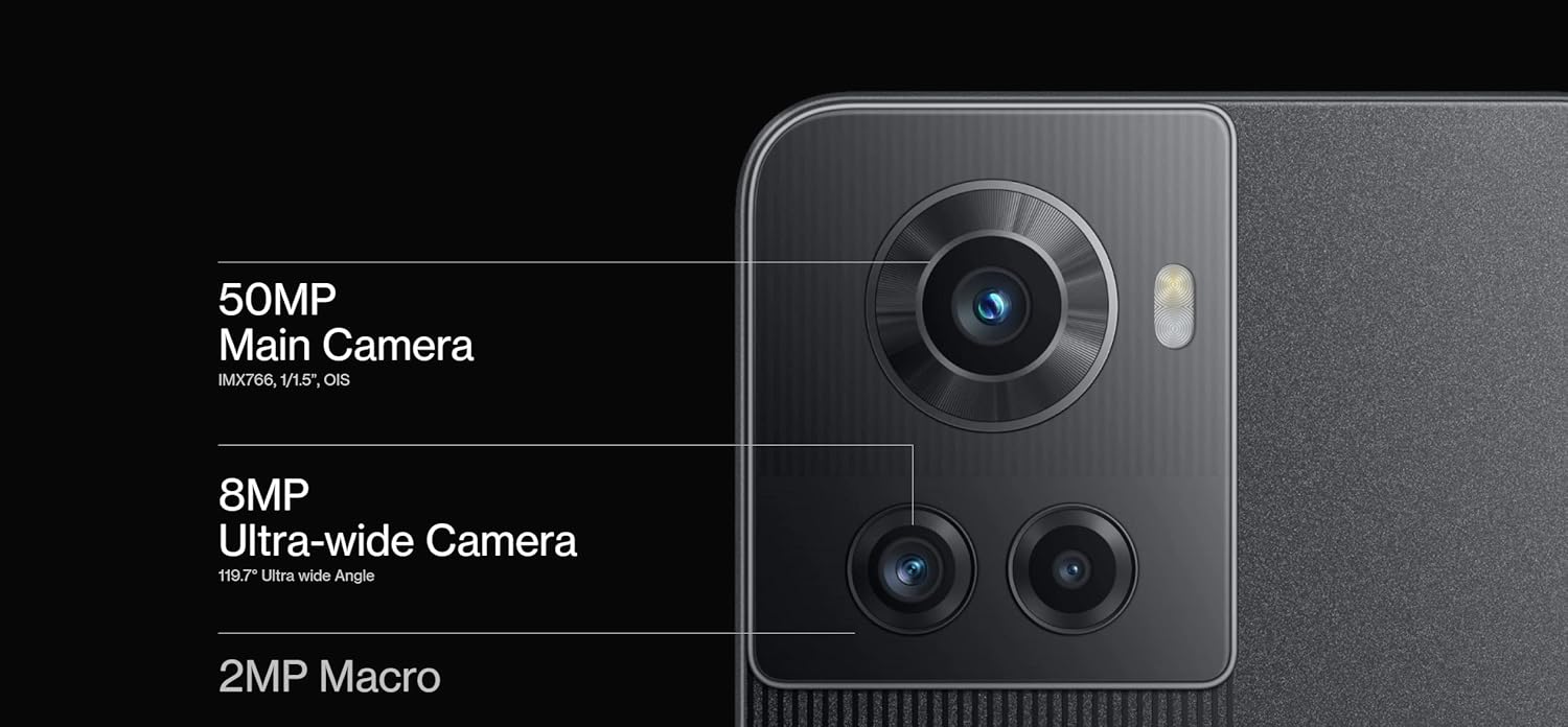 OnePlus Ace Dual-SIM 128GB ROM + 8GB RAM (GSM only | No CDMA) Factory Unlocked 5G Smartphone (Blue) - International Version