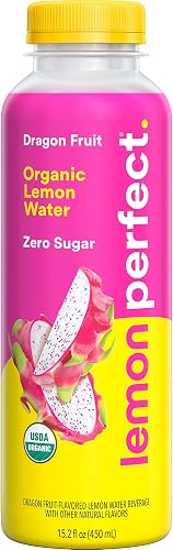 Lemon Perfect Dragon Fruit Mango, Hydrating Flavored Lemon Water, Zero Sugar, De