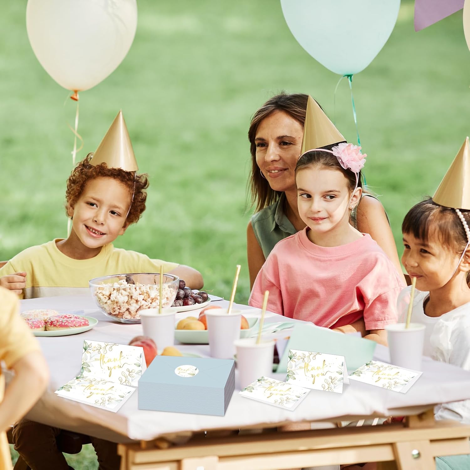 48 Pack Green Thank You Cards With Envelopes, Eucalyptus Leaves Thank You Card, for Bridal Appreciation Banquet, Baby Shower, Graduation Ceremony, Birthday Greeting Letter, Blank Cards and Envelopes 4x6 Inch - Image 7