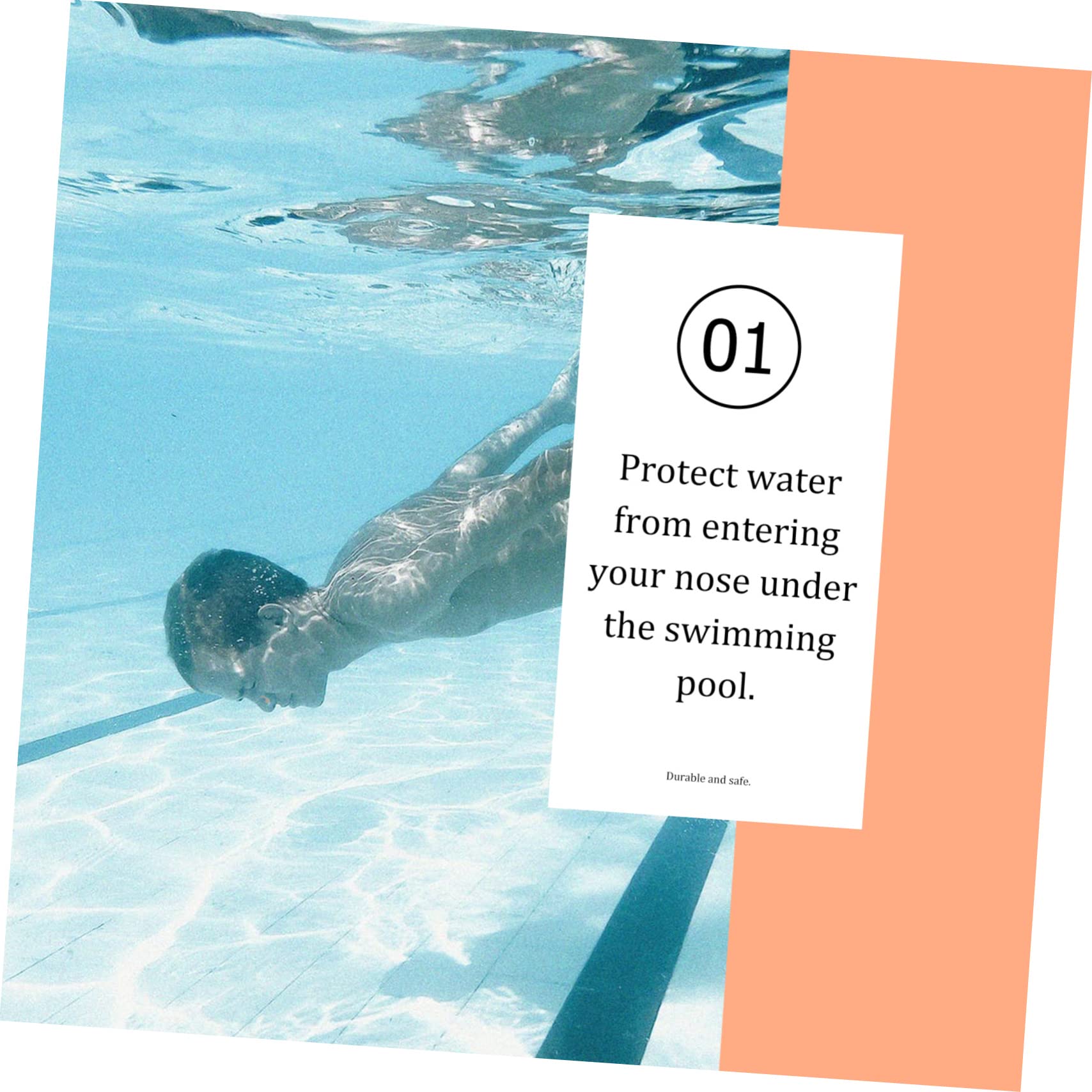 BESPORTBLE 4 Clips para La Nariz Práctico Suministro De Natación Herramienta para Niños Protector De Nariz Accesorios De Natación Tapones para La Nariz para Piscina Accesorios para