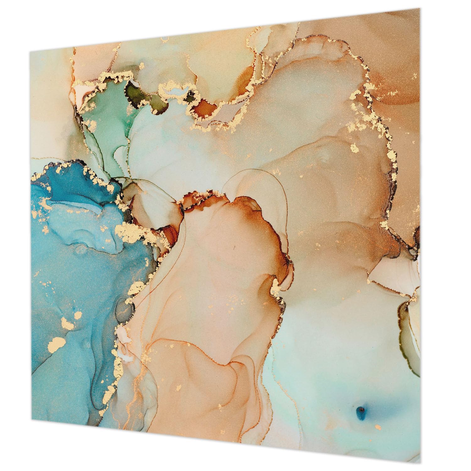 Revêtement mural intissé 250x250 cm abstrait coloré pour décoration salon