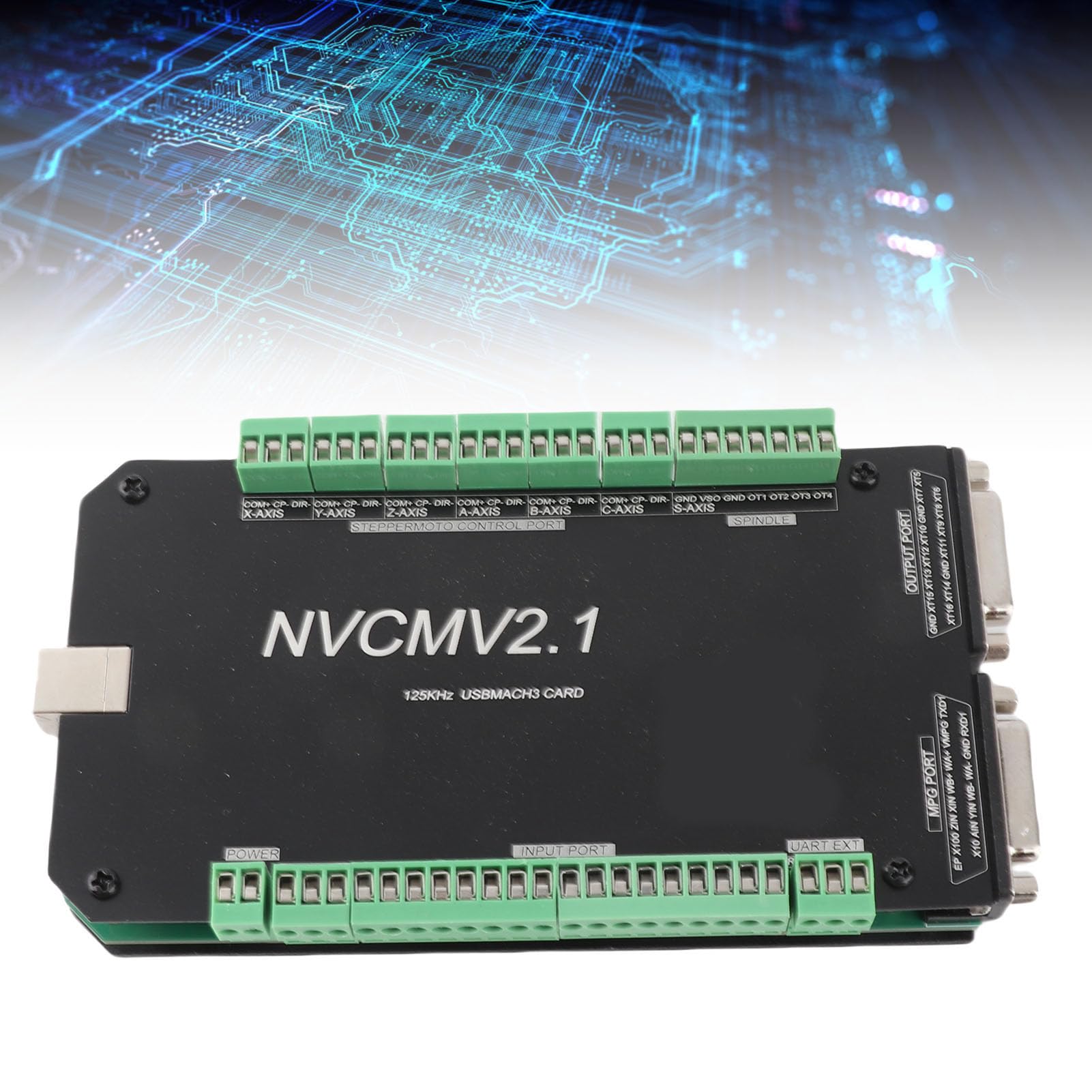 NVCM 6 Axes CNC Contrôleur USB Carte D'interface pour Moteur Pas à Pas