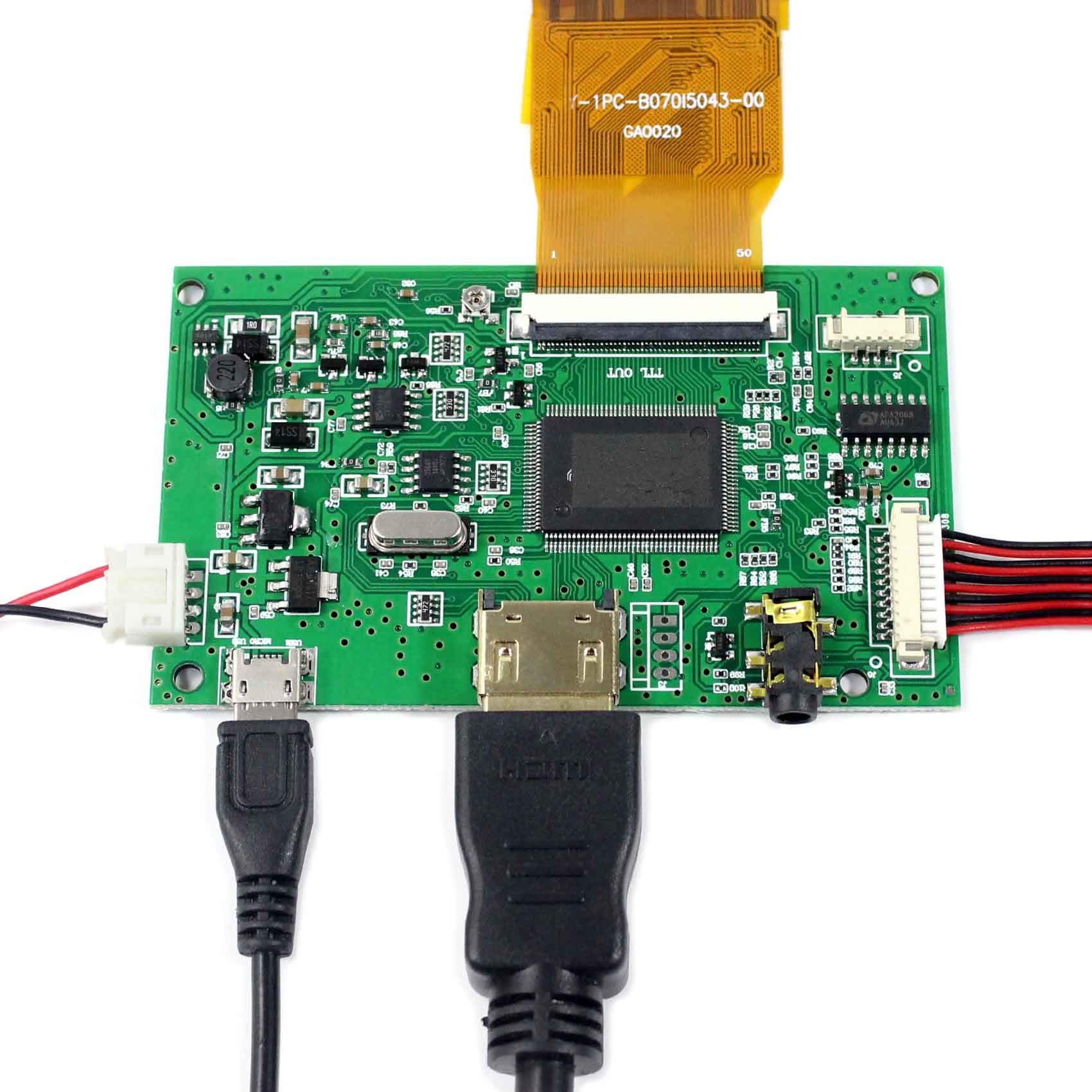 7-calowy ekran TB070-I5024H45C-02 1024x600 50Pin TTL IPS | H/D płyta kontrolera LCD