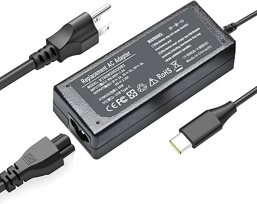 Miniatura 2 de Cargador USB tipo C AC de 45 W para Lenovo ThinkPad T480 T480s T580 T580s E480 E580 L480 L580 X280 Yoga C940 C740 S730 720 720S 730 720-13IKB 73IKB