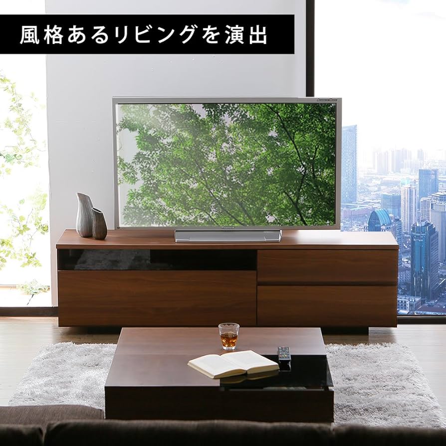 Amazon｜LOWYA ロウヤ テレビボード テレビ台 国産 TV台 ハイ