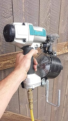 Miniatura 10 de Thaekuns M745H2 Gancho de viga cargado por resortegancho retráctil para pistola de uñas para Hitachi NR83A y Max SN890CH2