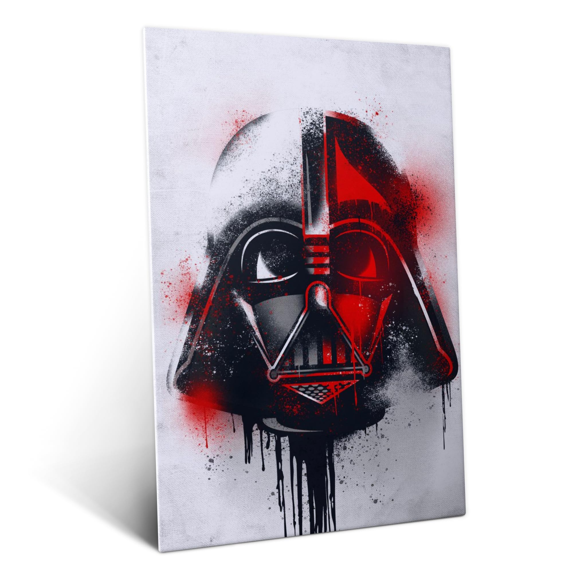 Displate Metal Poster Star Wars Darth Vader Graffitti Helmet Wall Art M