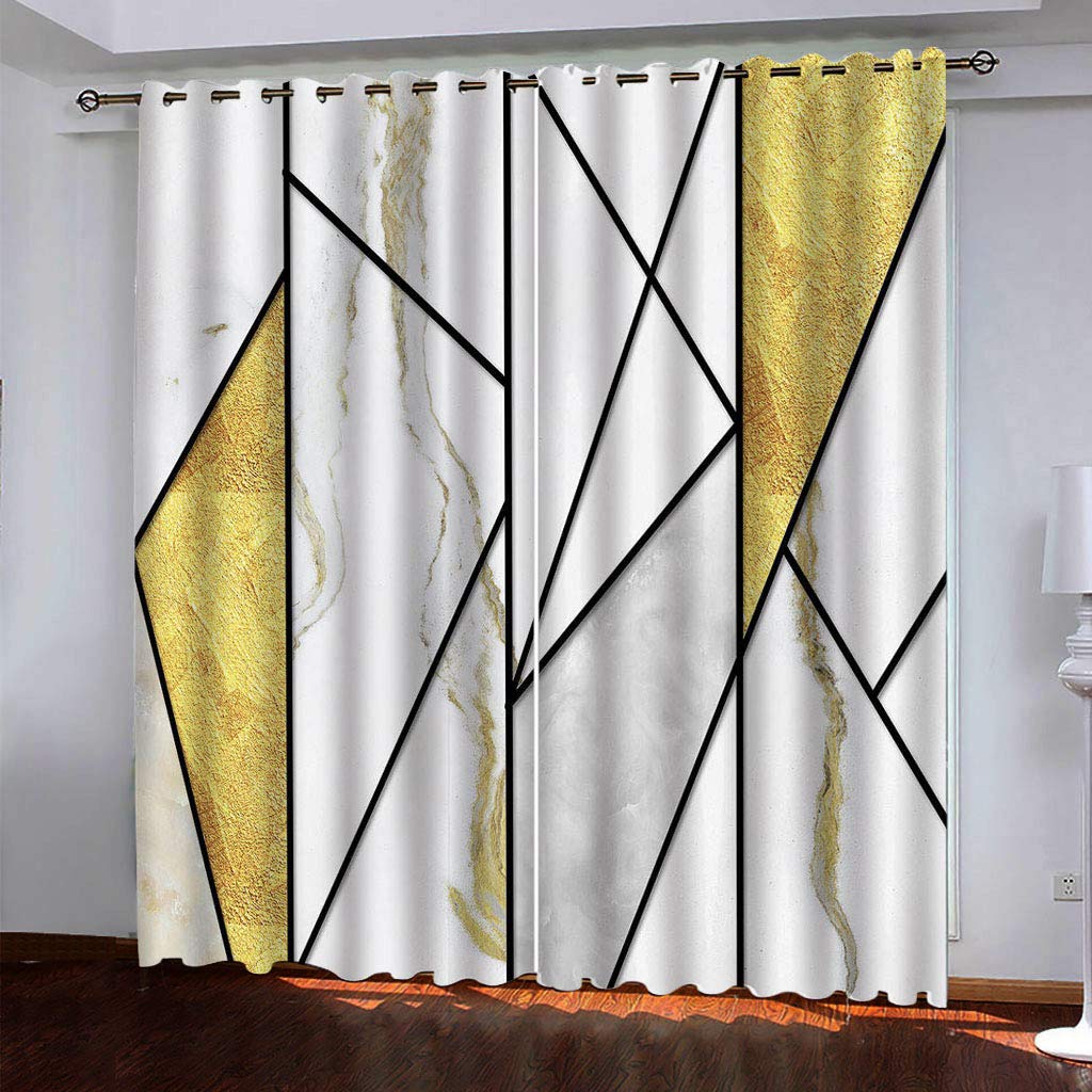 Maynuo Girls Curtains For Bedroom 3D Simple Geometric Texture Eyelet Top Curtain For 62X78inch Kids Window Treatments For Home Decoration Thermal