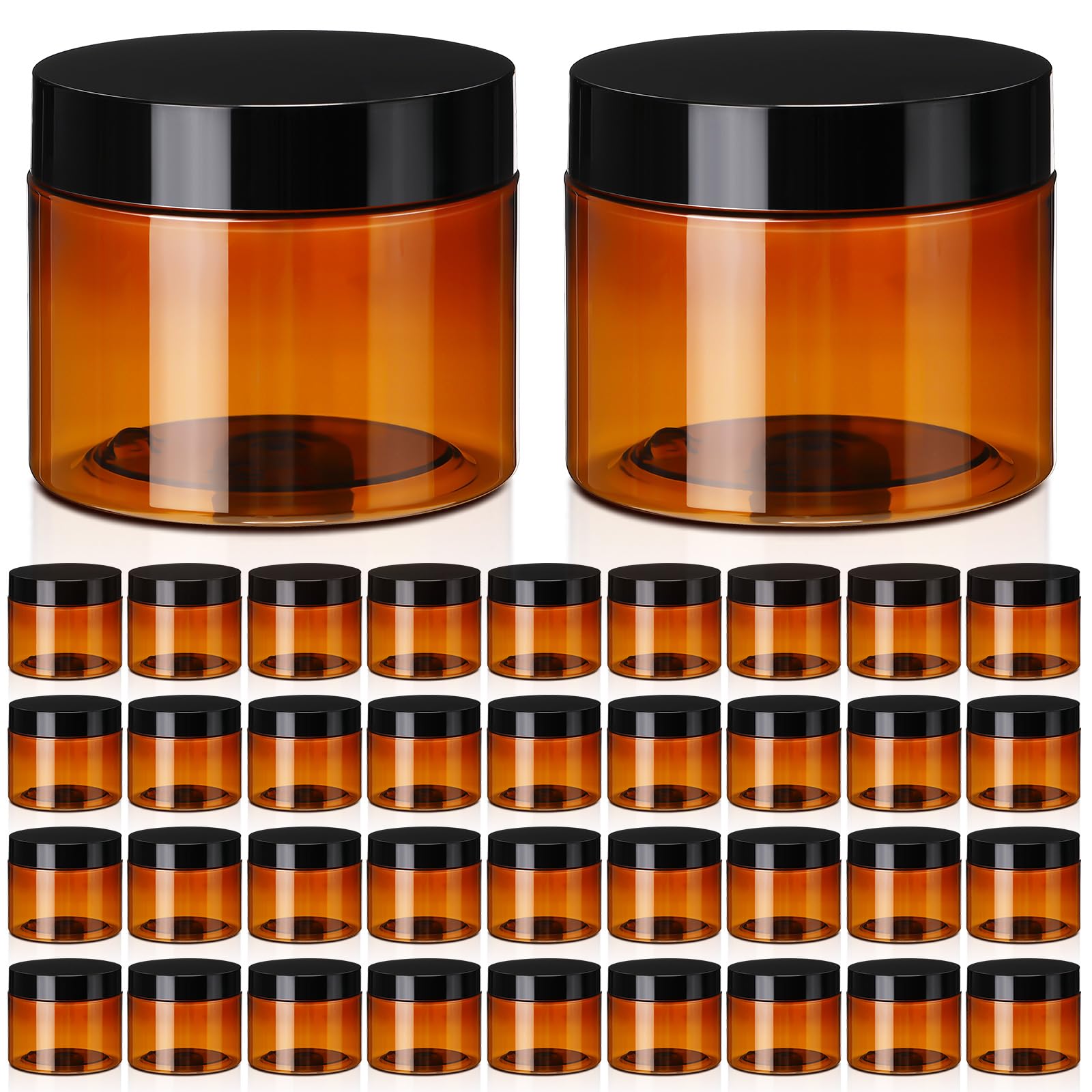 Tanlade Plastic Storage Jars with Lids