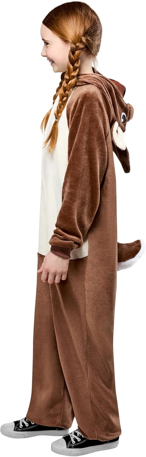 Rubies Reindeer Comfywear Hooded Jumpsuit for Kids - Image 7