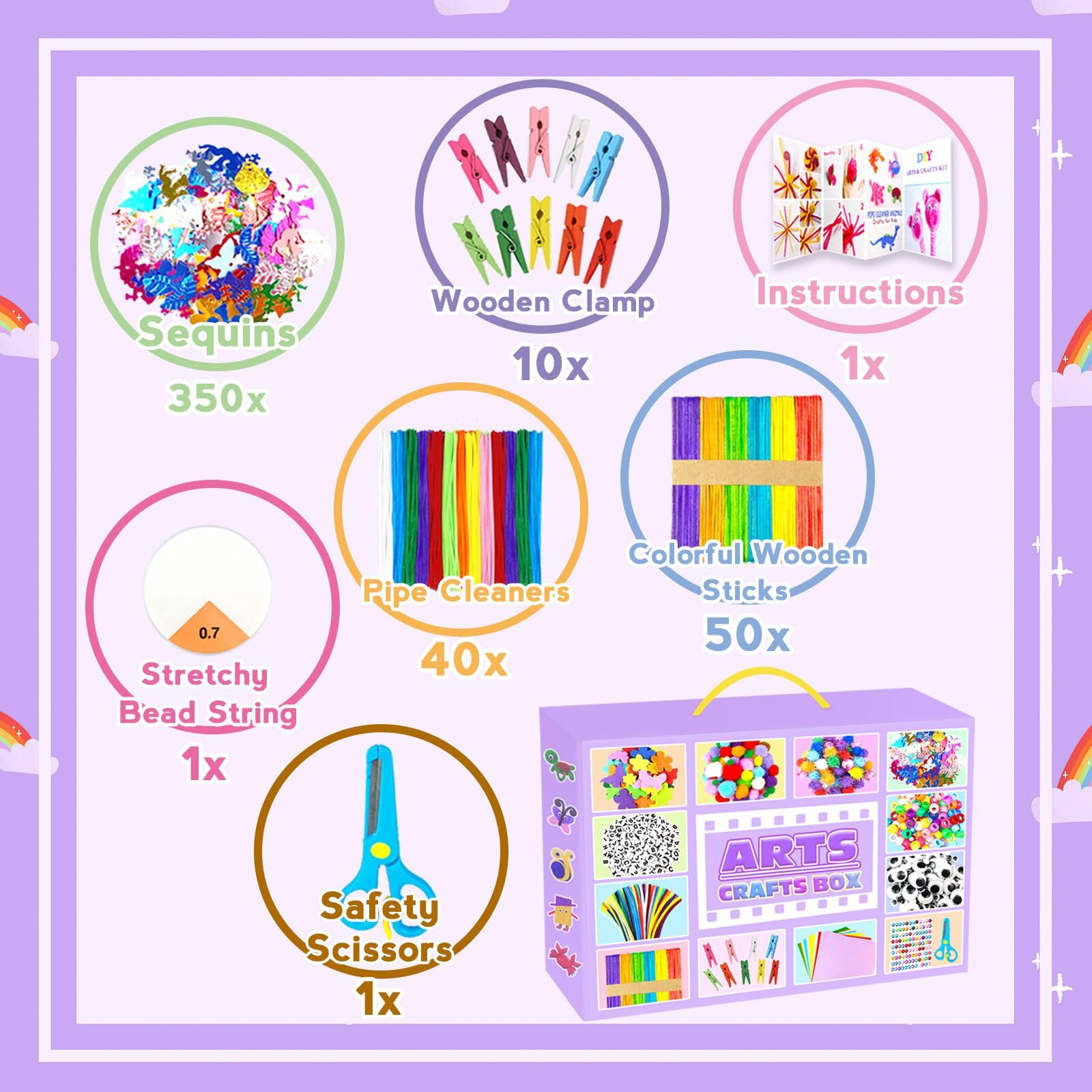 Arts and Crafts Supplies for Kids - Image 2