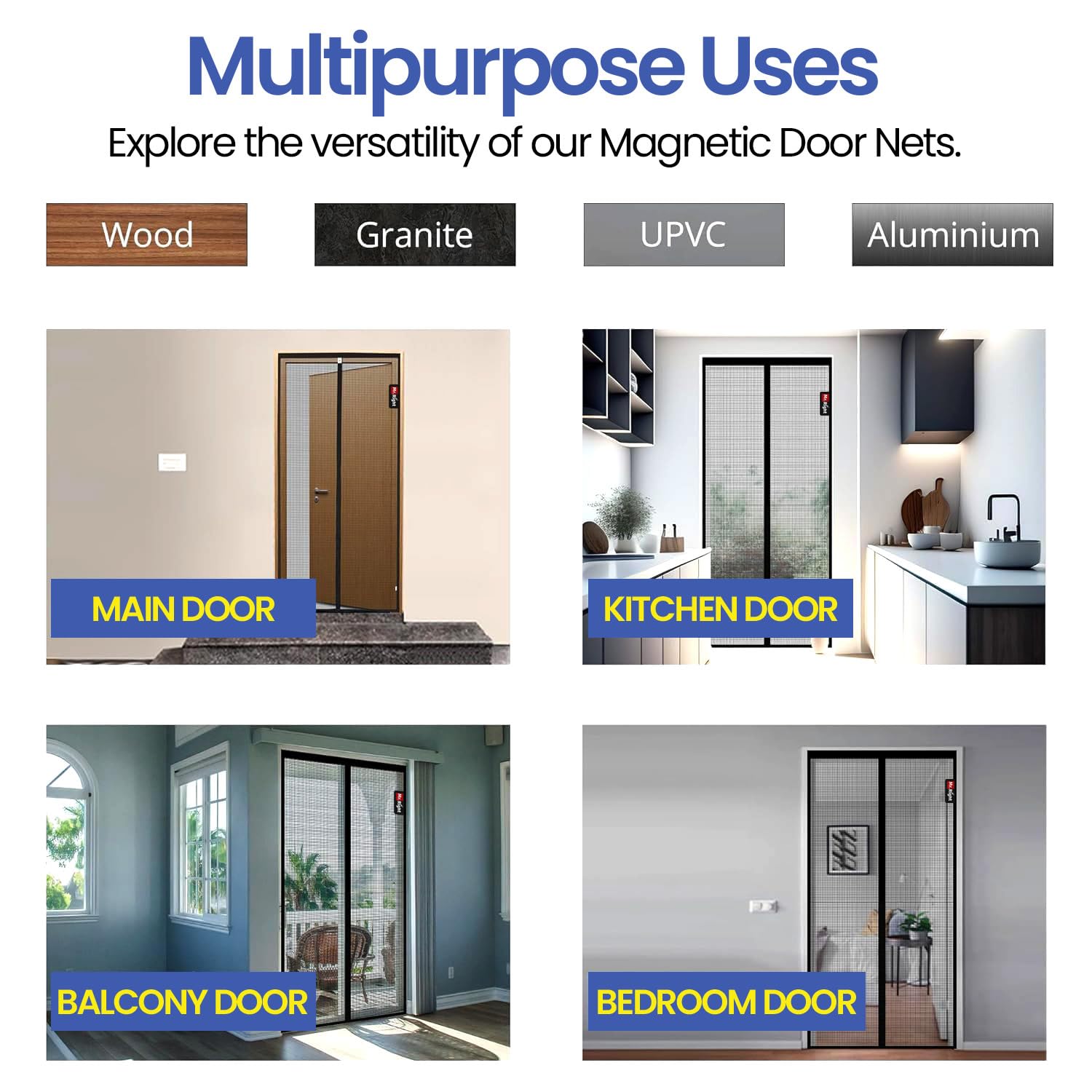 Magnetic Mosquito Net - Keep Bugs Out! -8 Magnetic Mosquito Net - Keep Bugs Out! -8