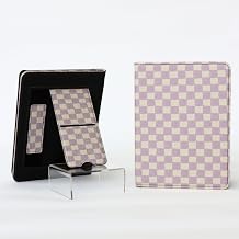 Lash Next Door Checkmate Compatible with Kindle Paperwhite Case 11th Generation Premium Protective Cover with Built-in Stand, Hand Strap, Smart Magnetic Closure