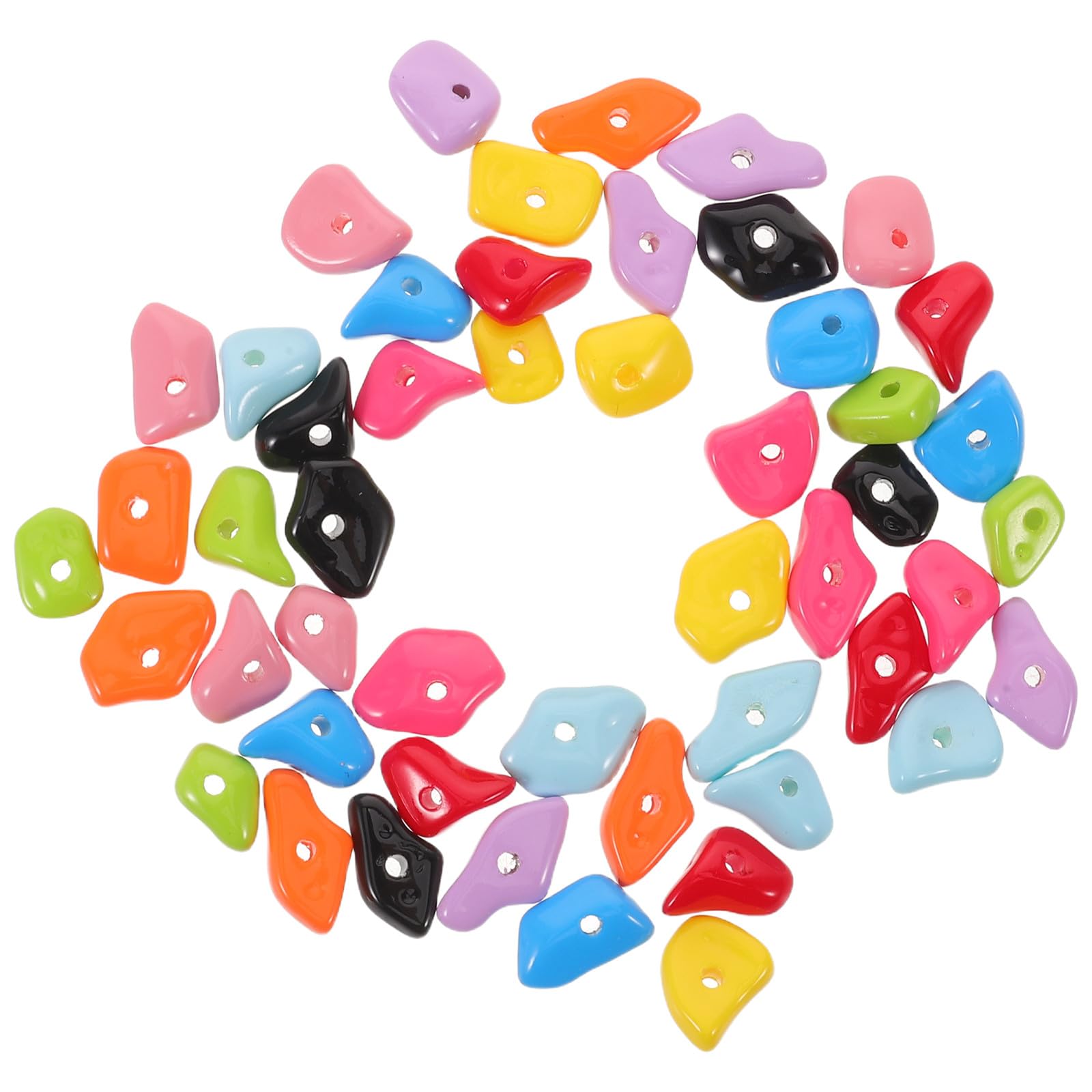CVUTOVO 50pcs Rock Climbing Holds: Climbing Wall Holds Multi-Colored - Indoor & Outdoor Rocks Wall Grips Easy to Install - Playground Accessories
