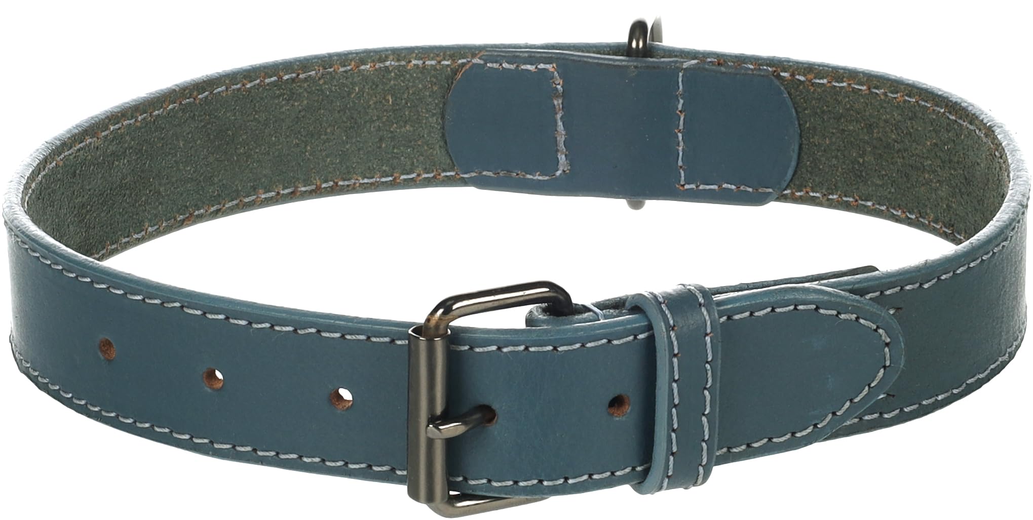 Flamingo Dog Collar Denver Blue XL 47-57cm 30mm