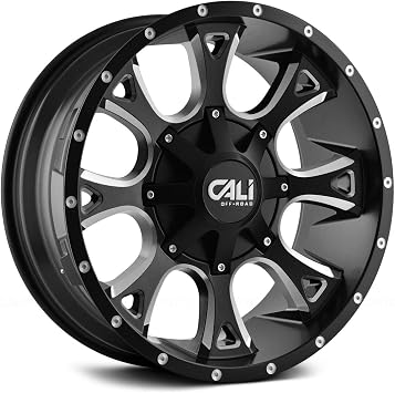 CaliOffRoad Anarchy Wheel with Milled Finish 22x12"/8x124.206mm,44mm offset