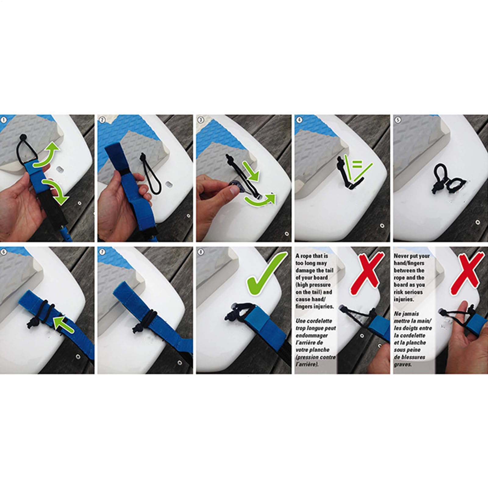 Guinzagli dritti per tavola da surf, corda per shortboard professionale, guinzaglio per tavola da surf, per stand-up, paddleboard, bodyboard, competizioni, avventura, sport acquatici, uomini, donne
