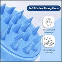Scalp Massager Shampoo Brush, Eco-Friendly Wheat Straw Body With Soft Silicon Bristles, Hair Scalp Scrubber, Scalp Exfoliator | Dandruff Removal, Prevents Hair Loss For Men, Women (Jb-35) gallery image