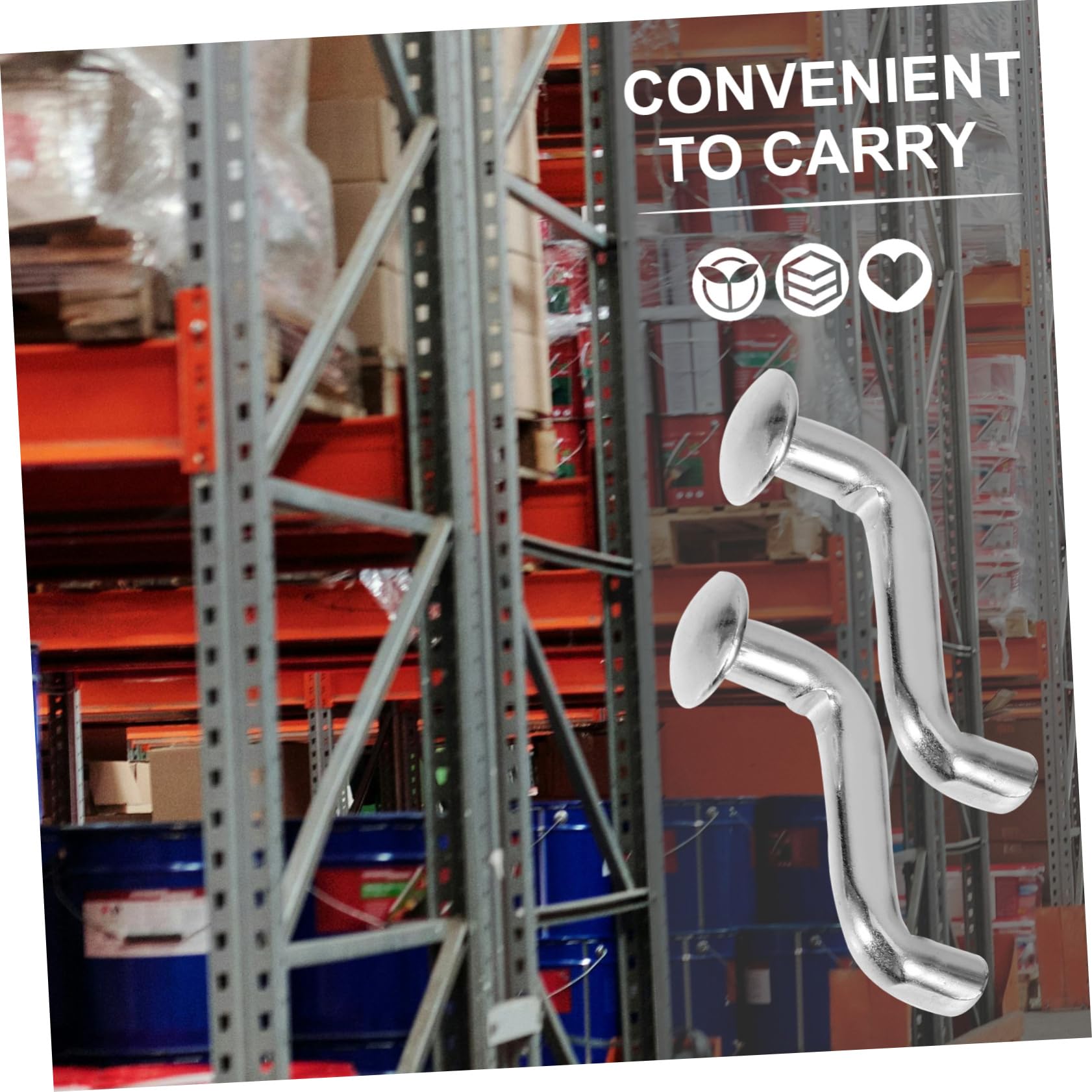 MUCKLILY Garage Storage Latch Accessories 50pcs Heavy Duty Pallet Racking Drop Pin Safety Locking Pins Easy Installation