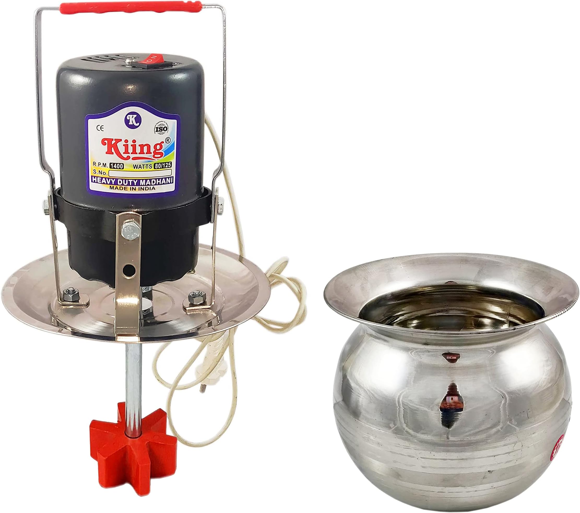 Kiing Madhani Machine With Pot Capacity 6 Ltrs , Blue