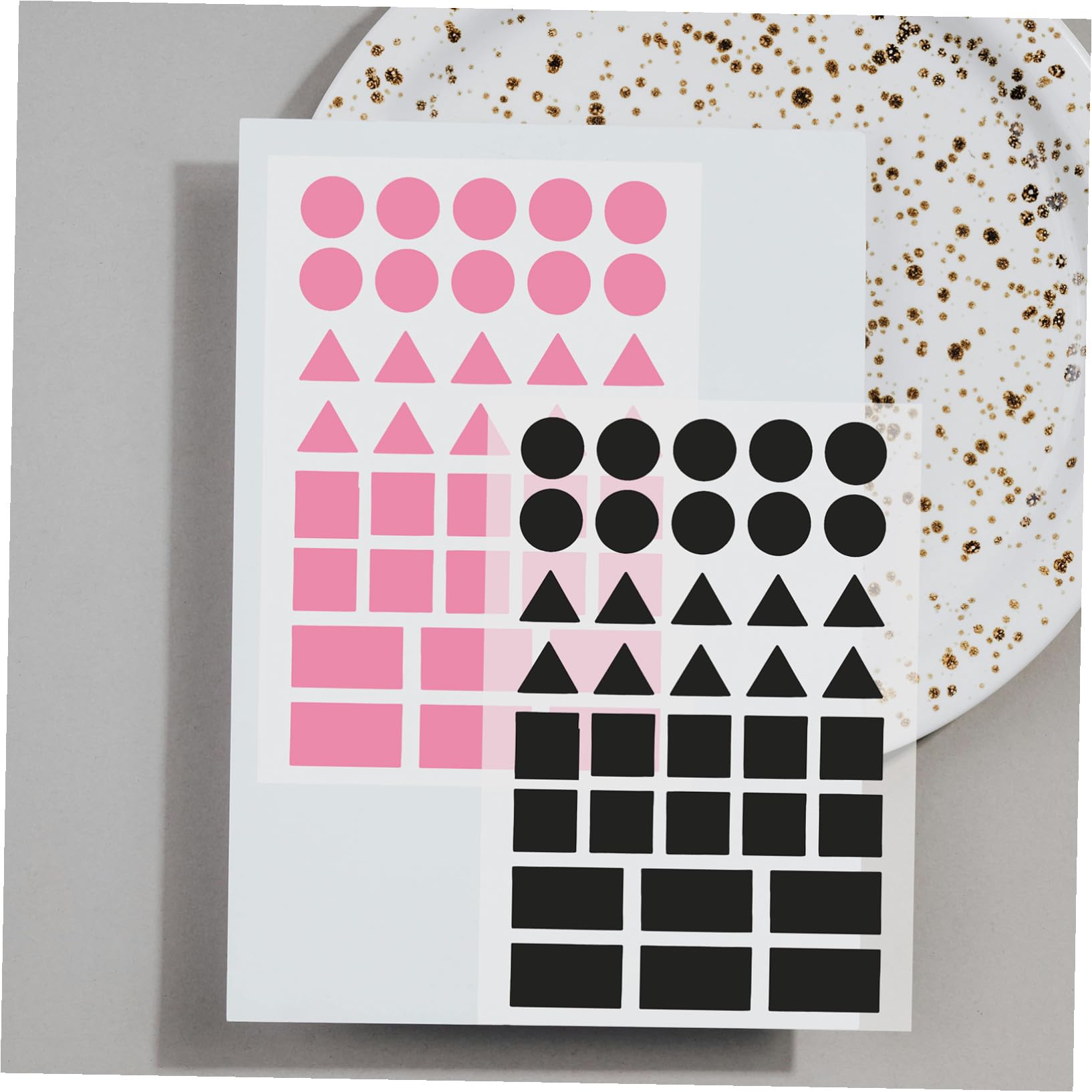WOONEKY 100 Fogli Etichette Adesive Scrivibili Colorate Stickers Classificazione Codifica File Etichette Rimovibili Senza Residui per Organizzazione Ufficio e Scuola