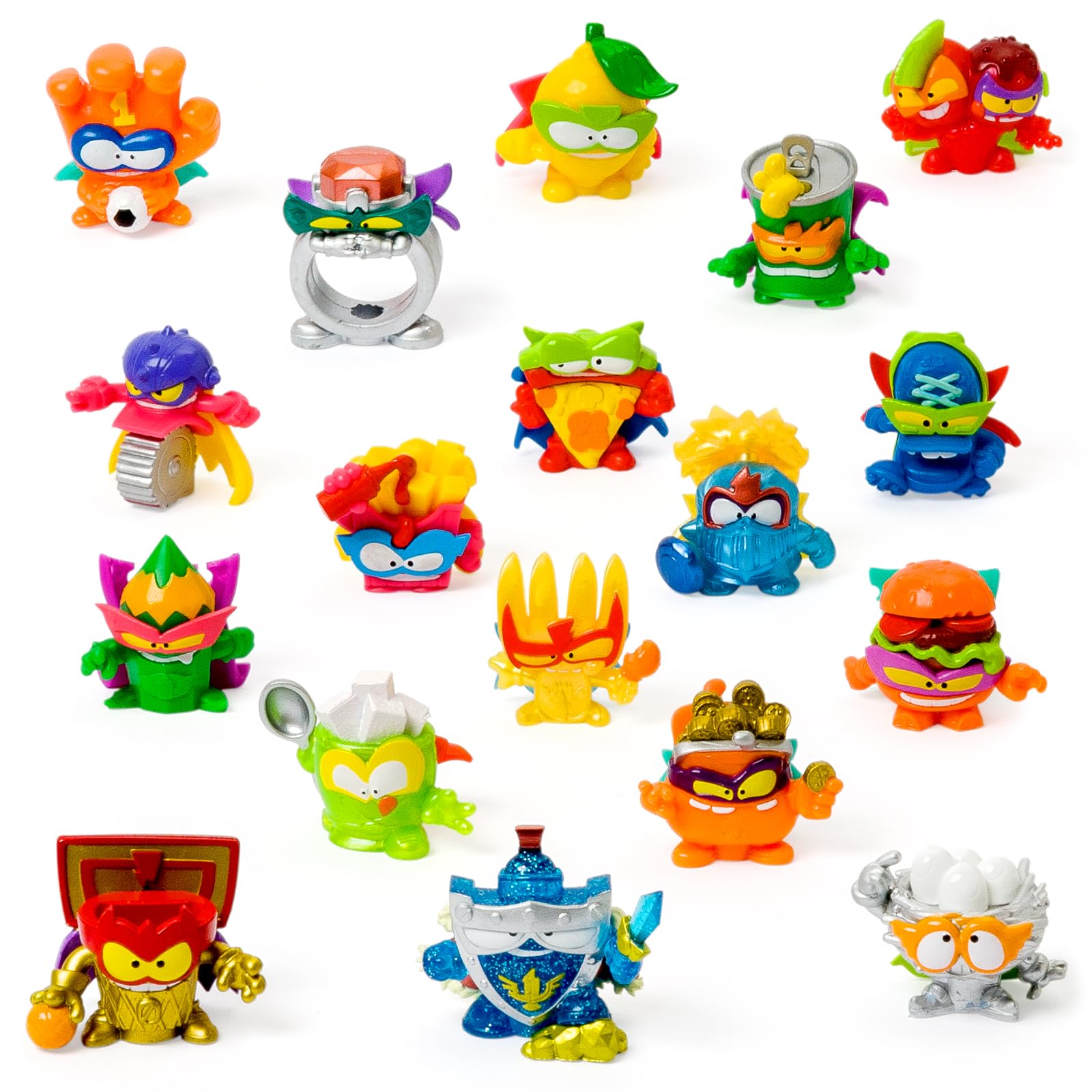 SUPERTHINGS KAZOOM Power Warriors – One Pack. 25 Sobres con Figuras coleccionables. Figuras Regulares, Efecto Metalizado, Plateadas, Doradas y el UR. Cada sobre Contiene 1 Superthings Sorpresa - 2