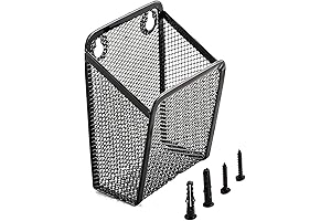 Remote Control Holder Wall Mount Media Organizer Storage Box Holder for TV...