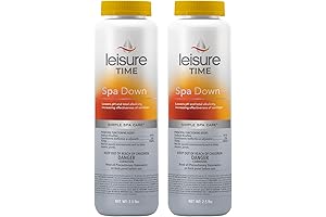 Spa Down Leisure Time 22338-02 for Spas and Hot Tubs, 2.5-Pounds, 2-Pack