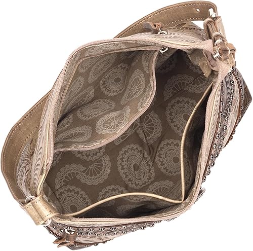 Miniatura 4 de American West Ladies Saddle Ridge Zip Top Shoulder Bag