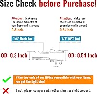 Vista 2 de SUNGATOR - Juego de 12 accesorios para tubería de latón, accesorios para manguera