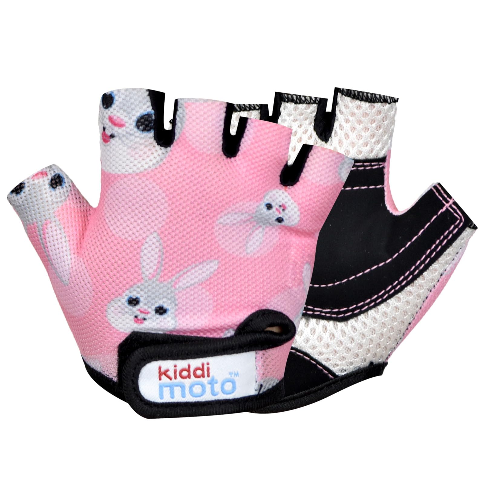 Anti Slip Kids Bike Gloves for Kids Boys & Girls Best Toddler Bike Gloves Ages 2-8 Fingerless Cycling Gloves for Youth Sports Like MTB, BMX Dirt Biking, Mountain Bike Riding, Skates