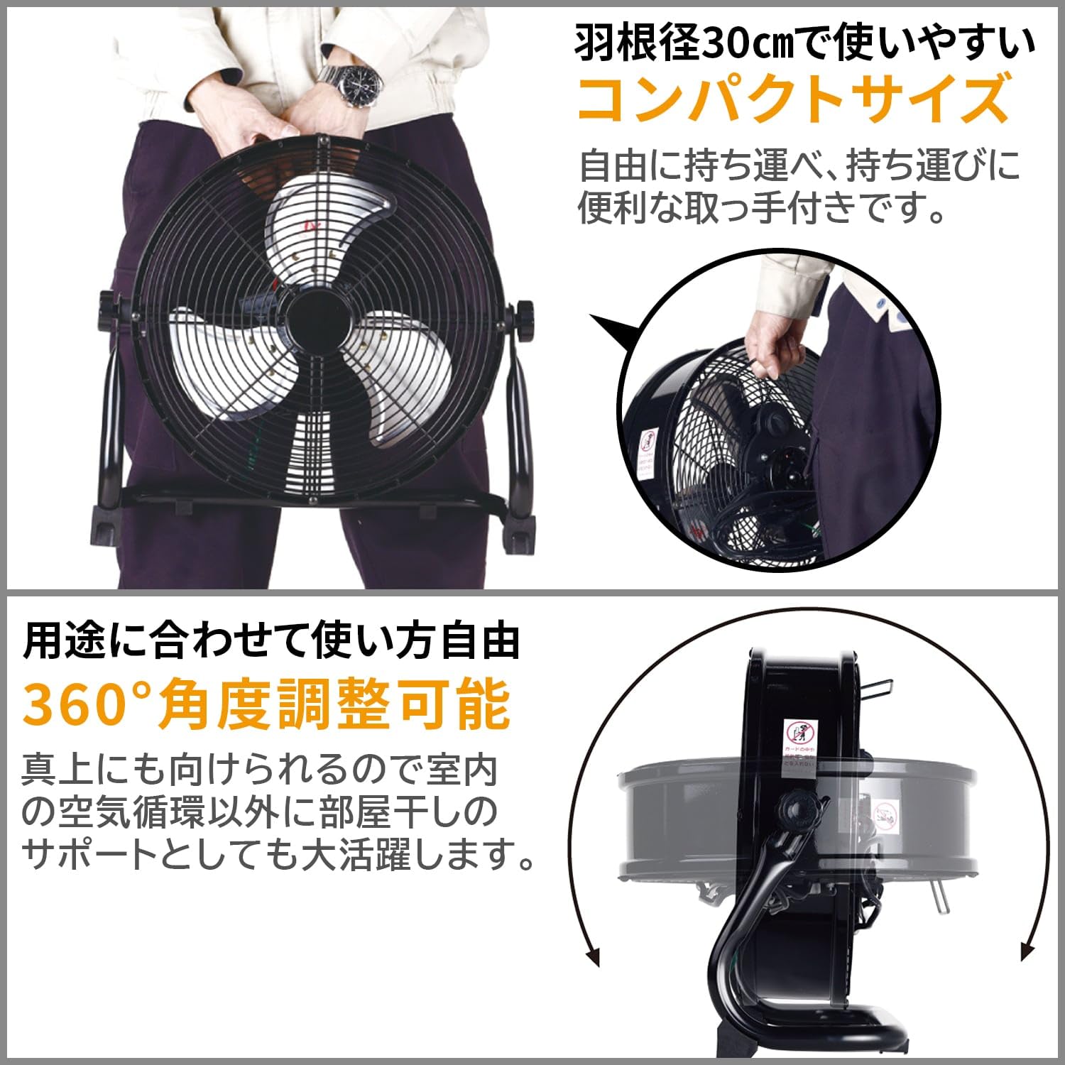 Amazon | ナカトミ(NAKATOMI) 業務用扇風機 大型扇風機 30㎝ 床置き型
