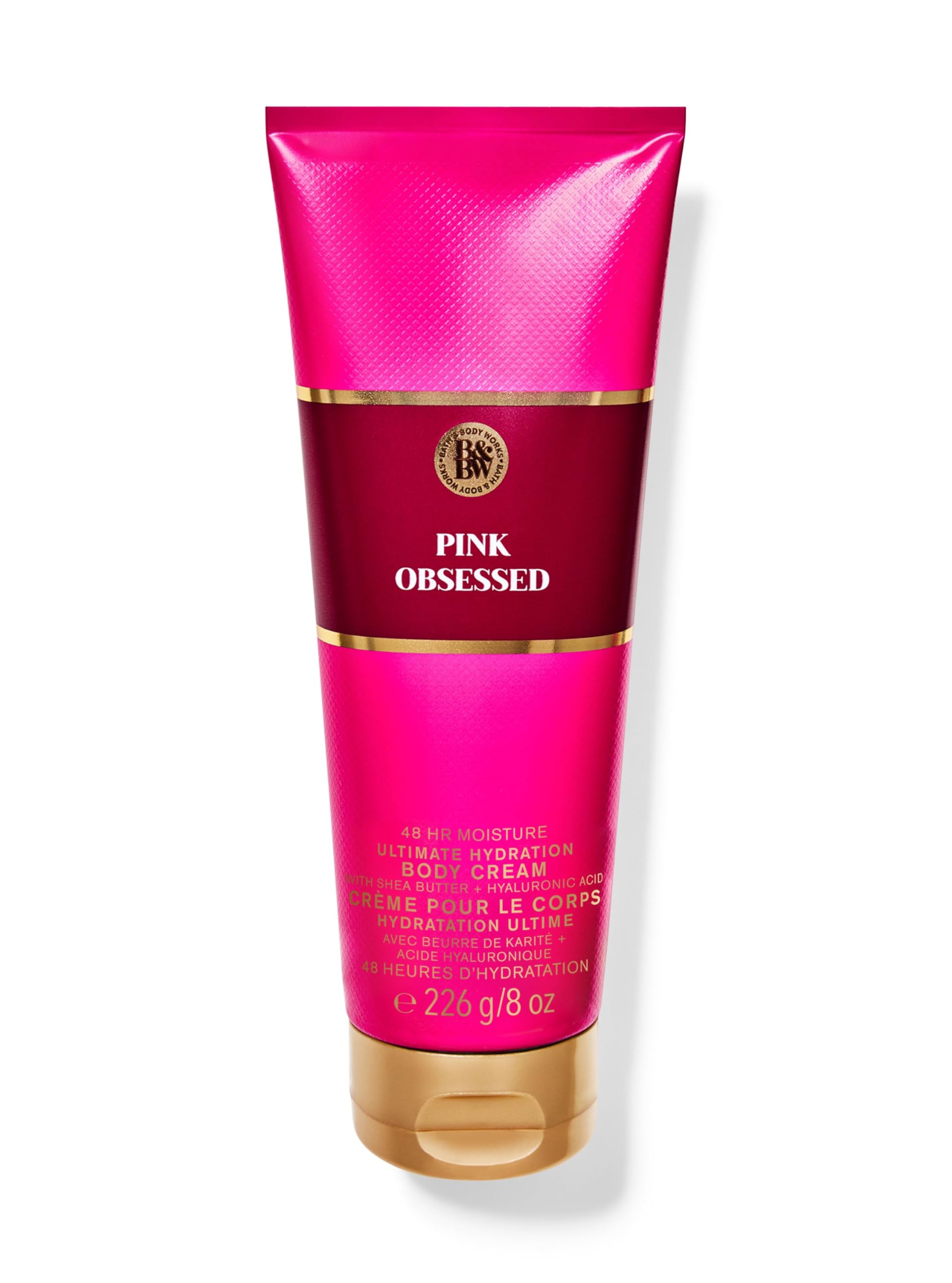 Bath & Body Works Pink Obsessed Ultimate Hydration Body Cream (Shea Butter + Hyaluronic Acid) | 226 g / 8 oz | 48hr Moisture | Fragrance - Botanicals & Blooms | Gender - Women-image-45