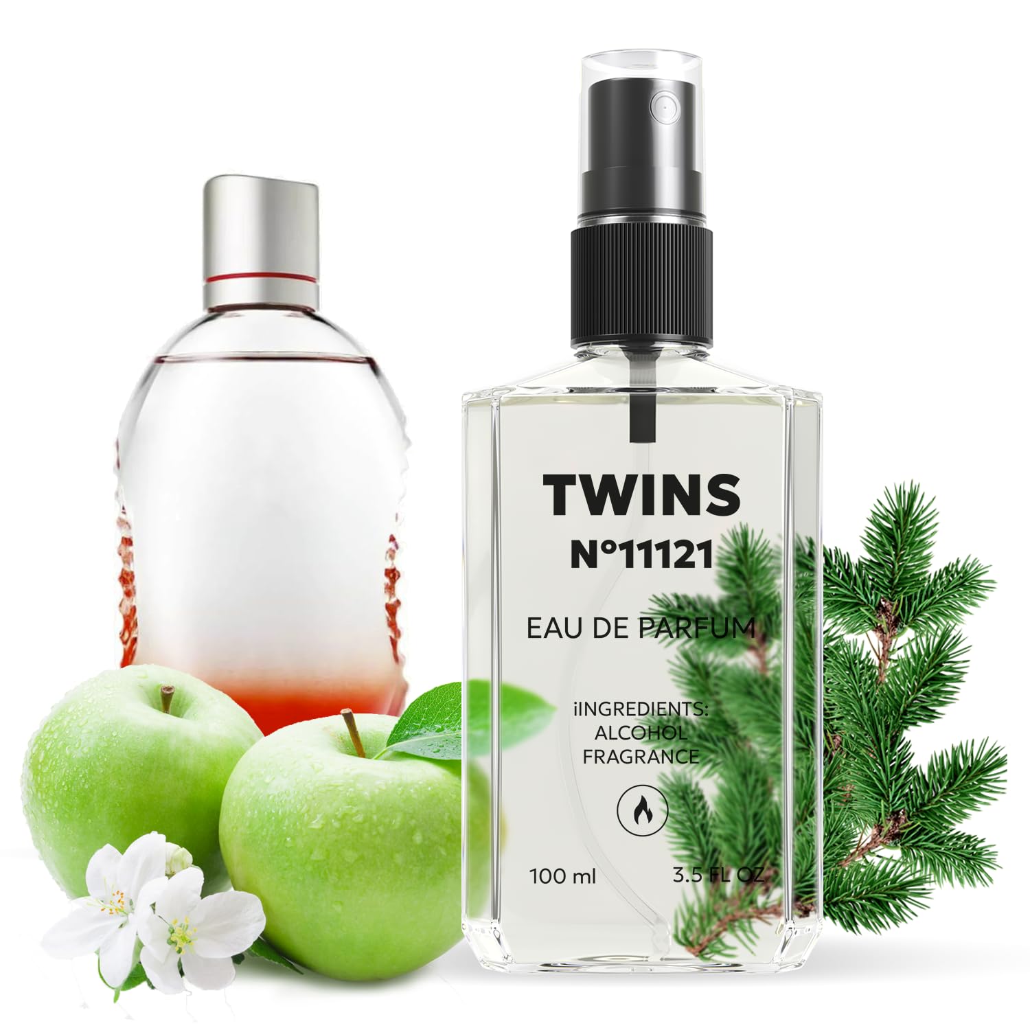 TWINS Impression of Style In Play | Perfume for Men Eau de Parfum | No.11121 | 3.4 Fl Oz / 100 ml